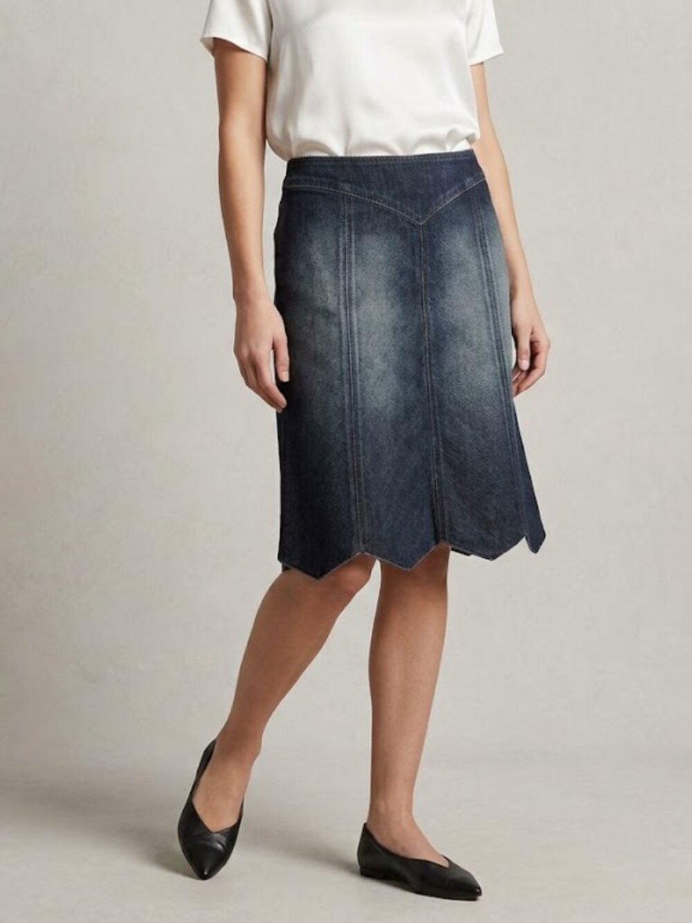 7 For All Markind Women’s‎ Blue Skirt Size 27